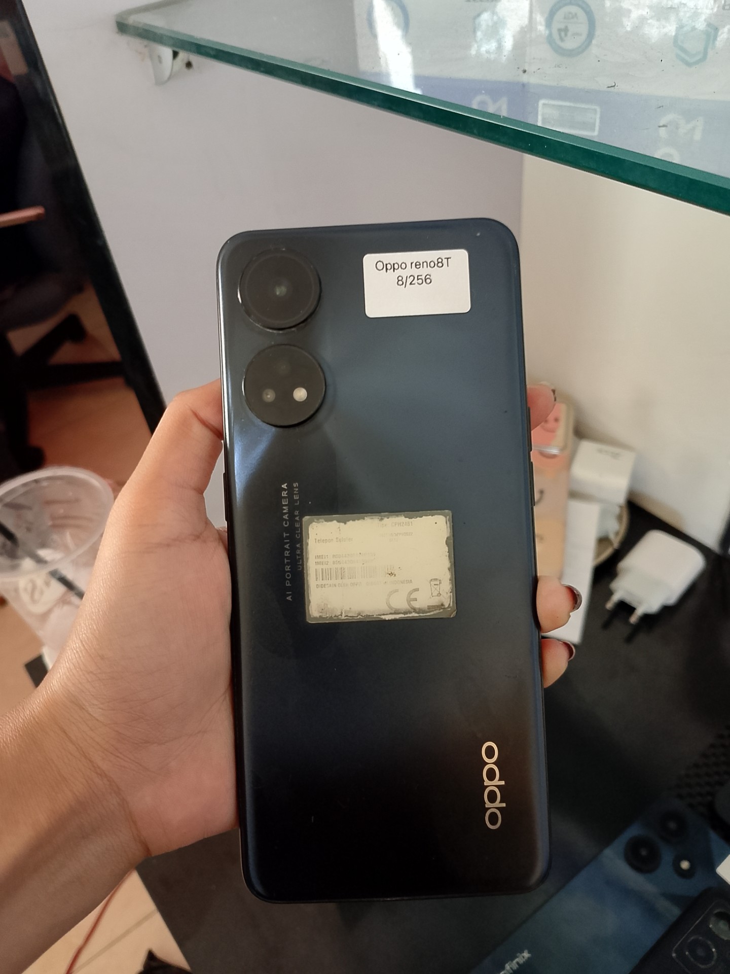 Oppo Reno8T 8/256 Second Hp+ Cas