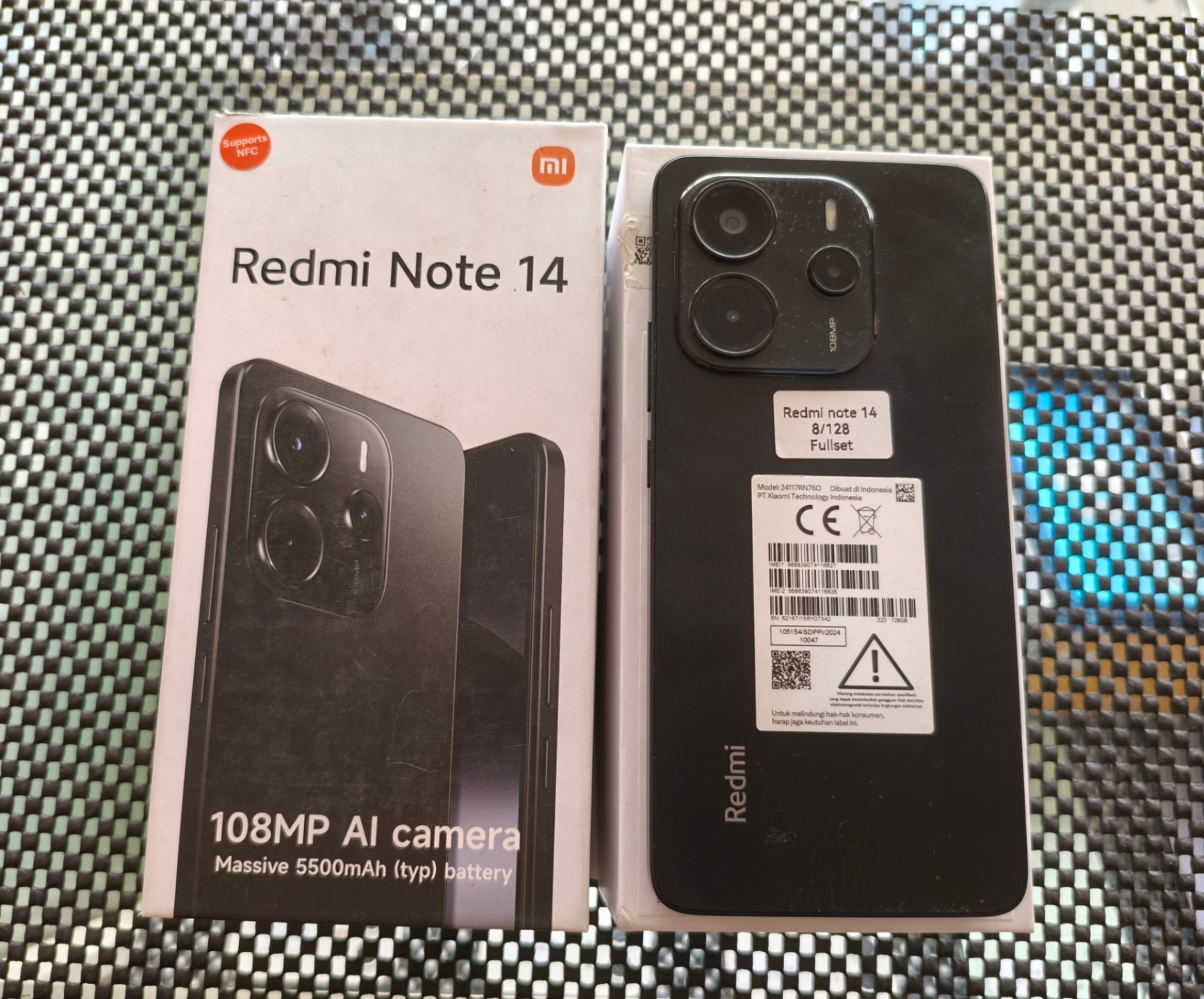 Redmi Note 14 4G 8/128 GB Second Fullset
