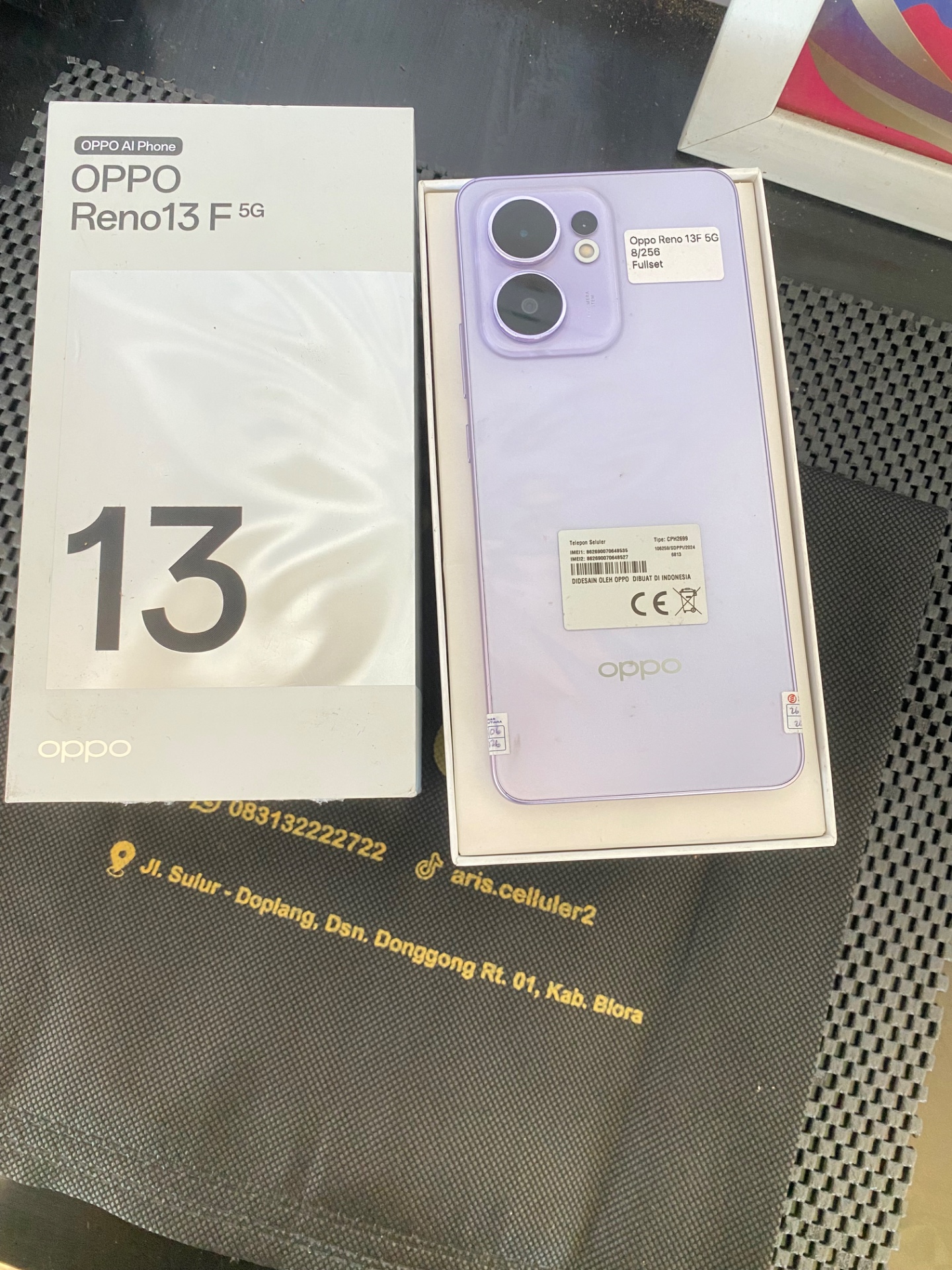 Oppo Reno 13F 5G 8/256 GB Second Fullset 