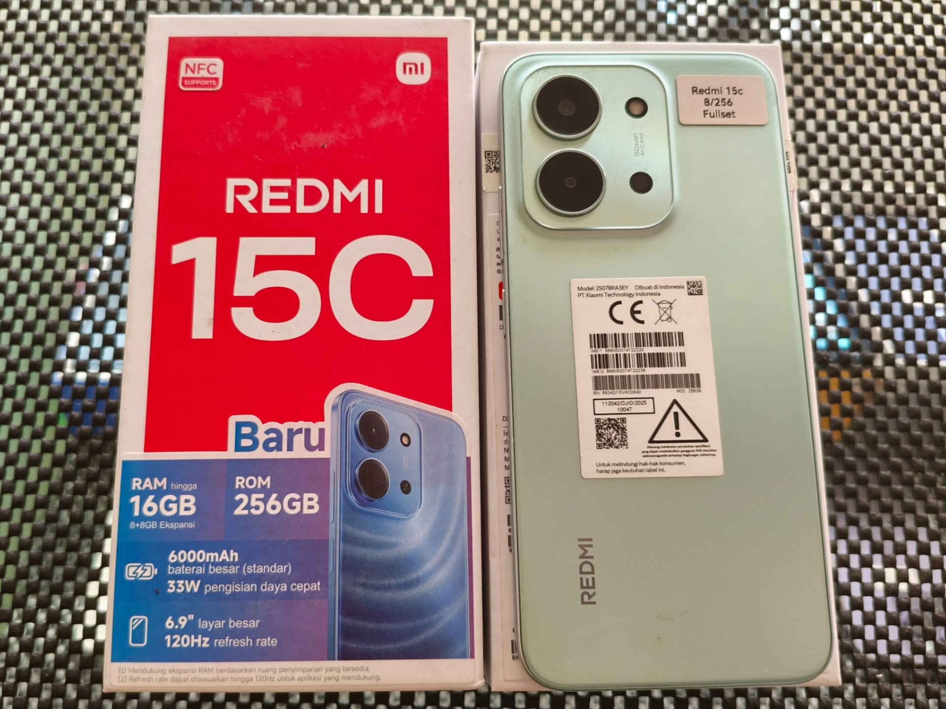 Redmi 15C 8/256 GB Second Fullset