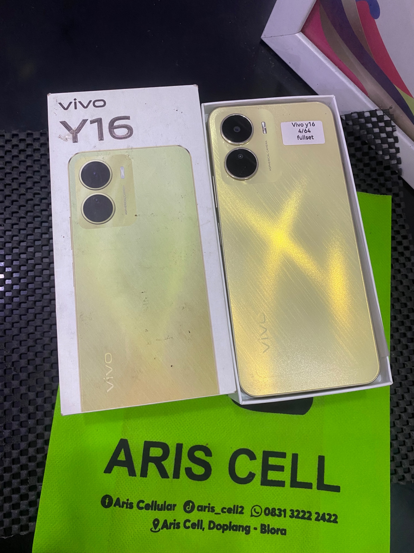 VIVO Y16 4/64 fullset 