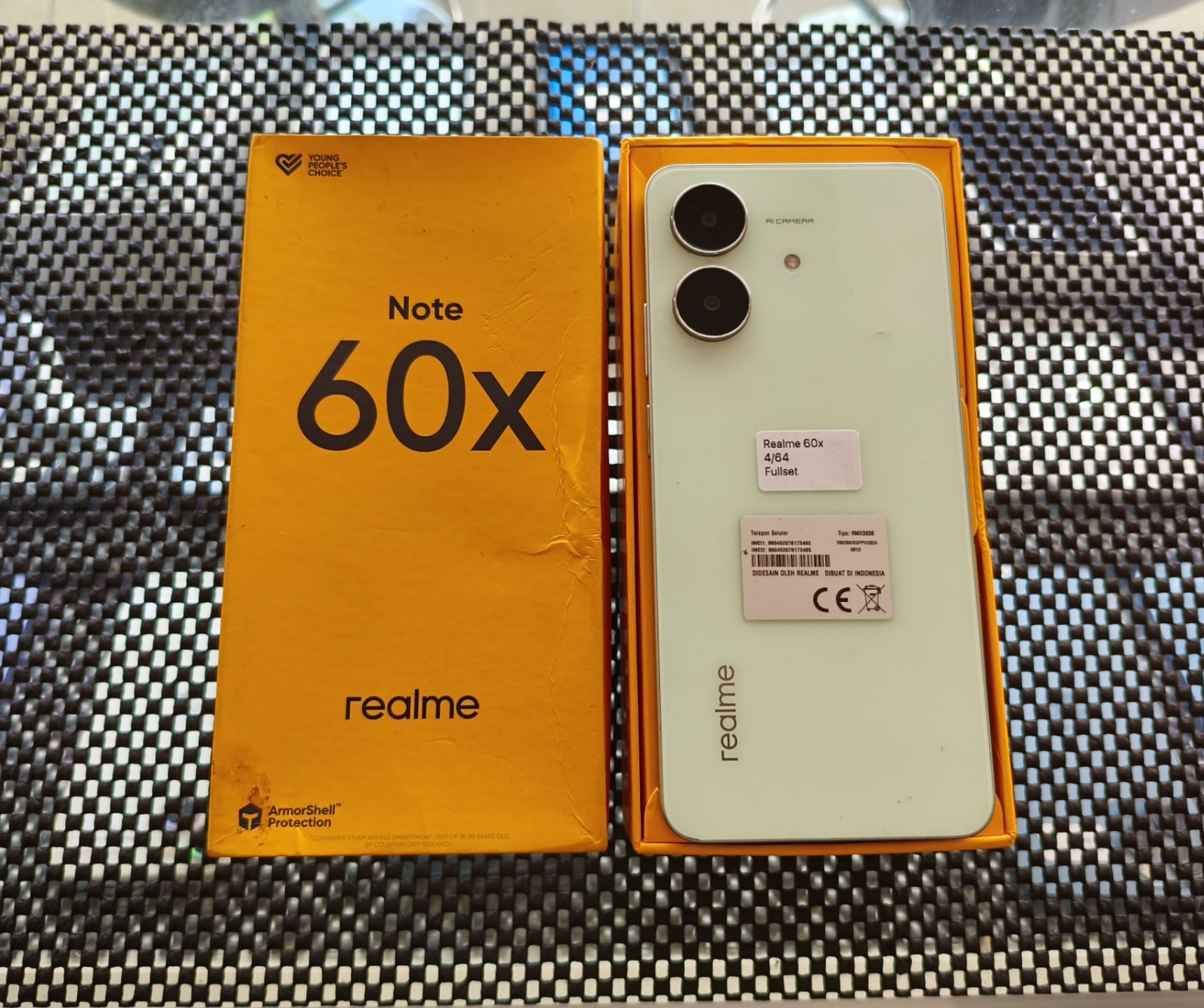 Realme Note 60x 4/64 GB Fullset