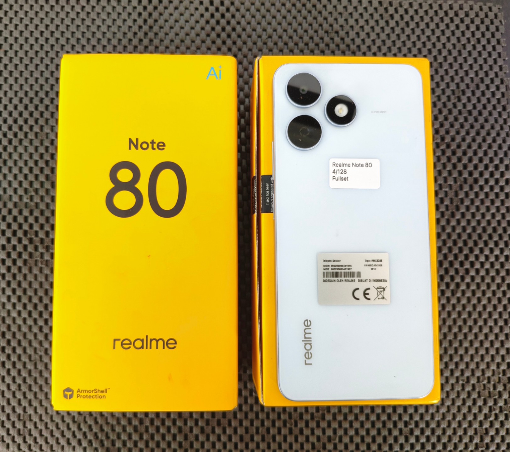 Realme note 80 4/128 GB Second Fullset