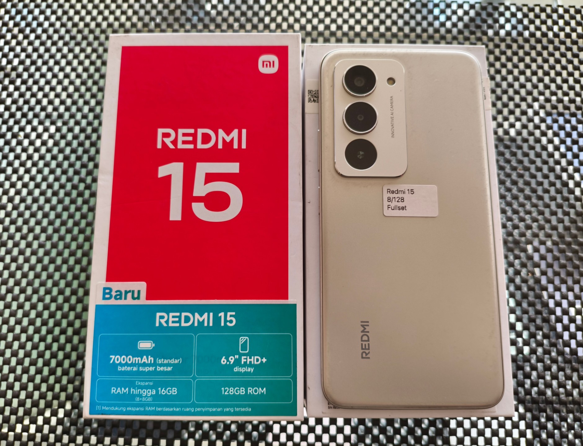 Redmi 15 8/128 GB Second Fullset